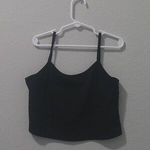 SHEIN Black Crop Top